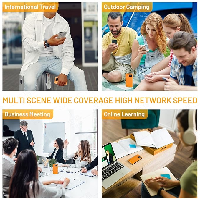 RoamWiFi 4G LTE WiFi Mobile Hotspot Router, Worldwide Portable High Speed Hotspot with US 100GB & Global 1GB Data 90Day,Connects Up to 10 Devices Pocket Hotspot for Travel in 170+ Countries