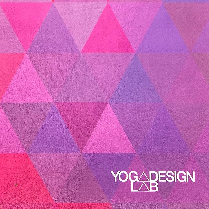 YOGA DESIGN LAB | The Combo Yoga Mat | Eco Luxury | Ideal for Hot Yoga, Power, Bikram, Ashtanga, Sweat | Studio Quality | Includes Carrying Strap!
