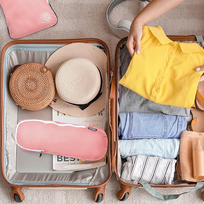 Compression Packing Cubes Set for Travel - Lightweight, Durable Clothes Organizer for Carry-On Luggage and Suitcases by TRIPPED Travel Gear