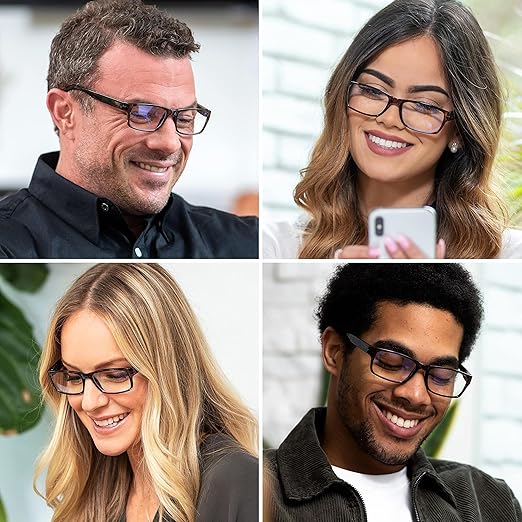 Readerest 2.25 Blue Light Reading Glasses - Lightweight Computer Glasses - Eye Strain, UV Glare Protection (Bourbon+Tortoise)