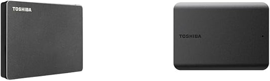 TOSHIBA Canvio Gaming 2TB & Basics 4TB Portable External Hard Drives for Playstation, Xbox, PC & Mac