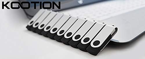 KOOTION 20pcs 4GB USB Flash Drives - 4GB Thumb Drives, Black