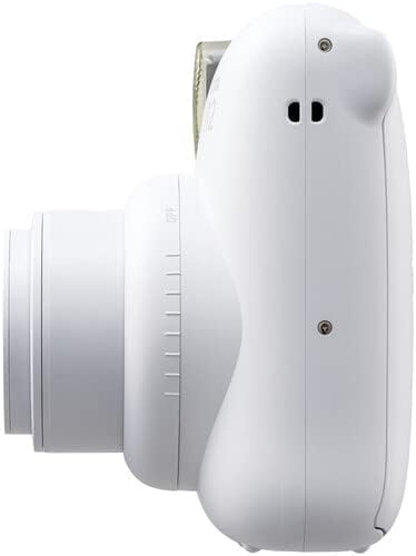 Fujifilm Instax Mini 12 Instant Camera Clay White Bundle with Fuji Instax Mini Film Value Pack (40 Sheets) + Protective Carrying Case + Photo Album + Microfiber Cleaning Cloth