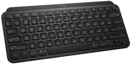 Logitech MX Keys Mini Minimalist Wireless Illuminated Keyboard, Compact, Bluetooth, Backlit, USB-C, Compatible with Apple macOS, iOS, Windows, Linux, Android, Metal Build - Graphite