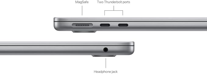 2022 Apple MacBook Air with Apple M2 Chip (13-inch, 8GB RAM, 1TB SSD Storage) (QWERTY English) Space Gray (Renewed)