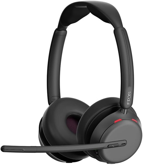 EPOS Impact 1061T - Enhanced Open Office Headset with Hybrid ANC, AI™ Microphone, and Multipoint Connectivity