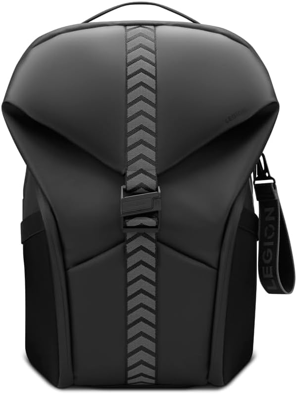 Lenovo Legion Gaming Backpack GB700 for Computers Up to 16 -Inch – 20L Capacity Ultimate Gamers Bag with Damage Protection, Anti-Theft Lock, & Organized Compartments for Gamers (Black)