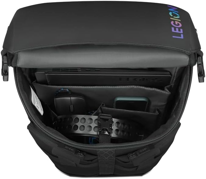 Lenovo Legion Active 17-inch Gaming Backpack - Black - Laptop Compartment - Durable & Water Resistant - Water Bottle Pocket