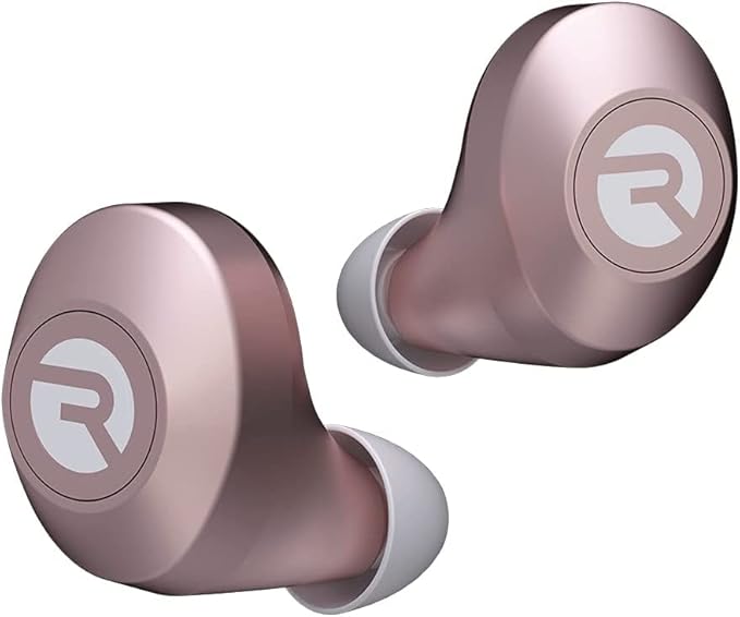 Raycon Everyday Earbuds Classic Bluetooth Wireless with Microphone - Stereo Sound, Active Noise Canceling, in-Ear Bluetooth Headset True Wireless Earbuds 32 Hours Playtime (Rose Gold)