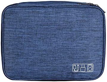 Electronics Organizer, OrgaWise Electronic Accessories Bag Travel Cable Organizer Three-Layer for iPad Mini, Kindle, Hard Drives, Cables, Chargers