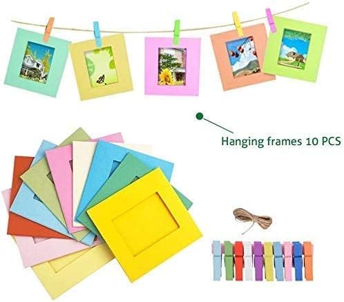 Fujifilm Instax Mini 12 Camera Bundle - Pink, 20 Film Sheets, Carrying Case, Photo Album, Frames, Filters