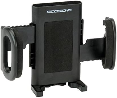 Scosche IHW10 4-in-1 Car Phone Holder Windshield, Dashboard, Vent, Cup Mount with Suction Cup | Dash, Vent or Windshield Mount | Stick Grip Suction Cup Base | Non-Magnetic | Black