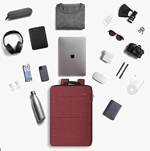 ZINZ Slim & Expandable Laptop Backpack 15 15.6 16 Inch Sleeve with USB Port, Spill-Resistant Notebooks Bag Case for Most 14-16 Inch MacBooks Surface-Books Dell HP Lenovo Asus Computers,R01D02