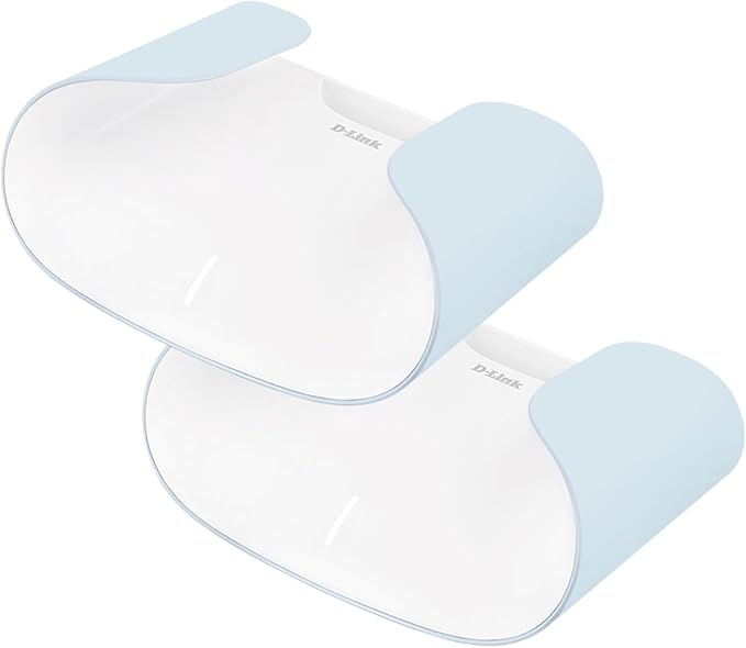 D-Link AX6000 WiFi 6 Mesh System 2-Pk | Contemporary Design | High-Performance | Feature Rich | AI Enabled | Parental Controls | Covers up to 5500+ sq. ft | Router (M60/2)