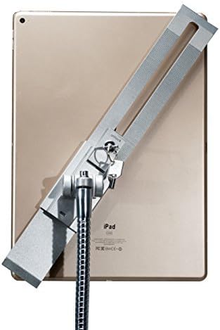 Gooseneck Floor Stand - CTA Compact Security Gooseneck Floor Stand for Tablets with Lock and Key Security System for iPad 7th/ 8th/ 9th Gen 10.2", iPad Pro 12.9", and Surface Pro 4 (PAD-SCGS)