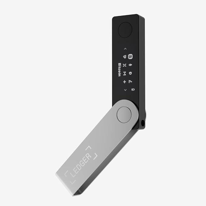 Ledger Nano X (Onyx Black) Crypto Hardware Wallet - Bluetooth - The Best Way to securely Buy, Manage and Grow All Your Digital Assets