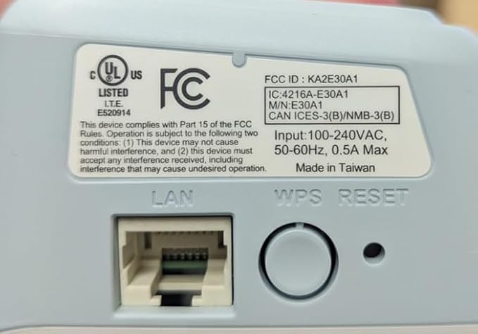 D-Link E30 AX3000 Mesh WiFi 6 Range Extender, Universal Compatibility, Gigabit Ethernet Port, Covers up to 2800 sq. ft, Whole Home Internet Signal Booster