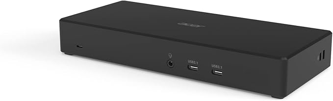 Acer USB Type-C Dock M501 | 1 x HDMI 2.0 Ports | 1 x Display Port 1.4 | 2 x USB 3.1 Gen 1 Ports | 2 x USB 2.0 Ports | Ethernet | Power Delivery – 85W | Requires One USB 3.1 Type-C on Computer