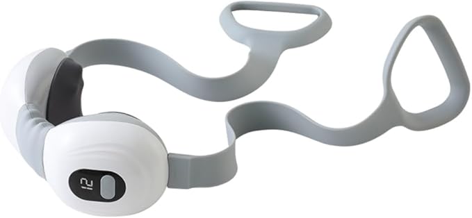 Mini Neck Massager with Handle, Electric Shoulder Massager with 12 Speeds for Pain Relief Deep Tissue, Neck, Back, Shoulder, White