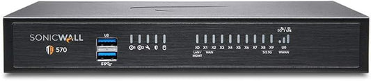 SonicWall TZ570-W Network Security Appliance (02-SSC-2835) Bundled with a SonicWall TZ570W 1YR 24x7 Support License (02-SSC-5077)