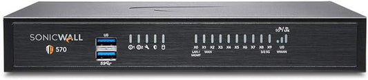 SonicWall TZ570-W Network Security Appliance (02-SSC-2835) Bundled with a SonicWall TZ570W 3YR 24x7 Support License (02-SSC-5079)