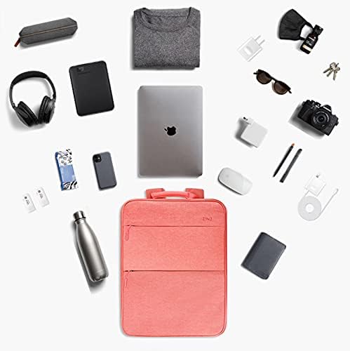 ZINZ Slim & Expandable Laptop Backpack 15 15.6 16 Inch Sleeve with USB Port, Spill-Resistant Notebooks Bag Case for Most 14-16 Inch MacBooks Surface-Books Dell HP Asus Computers,P01K01