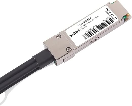 10Gtek 40G QSFP+ to 4xSFP+ Breakout DAC for Cisco QSFP-4SFP10G-CU1.5M - 40GBASE-CR4 Passive Direct Attach Copper Twinax QSFP to SFP Cable for Cisco Devices, 1.5-Meter