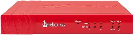 WatchGuard Firebox NV5 Network Security Appliance – Firewall, VPN, Intrusion Prevention, 250 Mbps Throughput, 5 Gigabit Ethernet Ports, Ideal for Small Offices and Remote Work (WGNV5005)