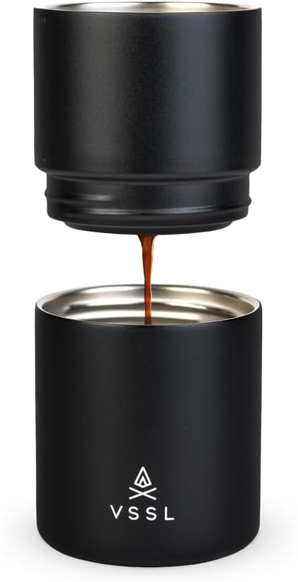 Nest Pour Over Coffee Set, Transportable and Compact Pour Over Set with 10 oz Double Walled Mug