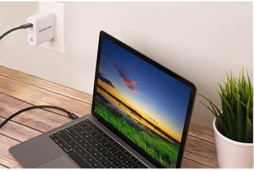 IOGEAR 100W USB-C GaN Wall Charger, Compact Fast Charger with Foldable Plug, Travel-Ready Power Adapter for MacBook Pro, iPhone 15 Pro Max, Galaxy S24 Ultra, Steam Deck — GPAWC100W