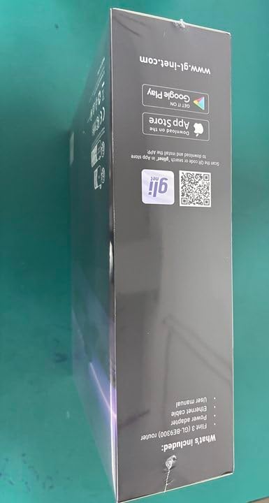 GL.iNet GL-BE9300 (Flint 3) Tri-Band WiFi 7 Router, High-Speed 6GHz Gaming WiFi Router for Wireless Internet, Long Range, 5 x 2.5G VPN Routers for Fiber Optic Modem, Computer Routers, Home & Business