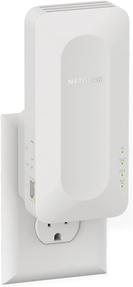 NETGEAR WiFi 6 Mesh Range Extender (EAX11) - Add up to 1,200 sq. ft. and up to 15 Devices with AX1600 Dual-Band Wireless Signal Booster & Repeater (up to 1.6 Gbps Speed), WPA3 Security, Smart Roaming