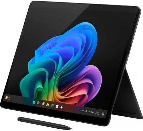 Microsoft Surface Pro 2-in-1 Laptop/Tablet (2024), Windows 11 Copilot+ PC, 13" Touchscreen Display, Snapdragon X Plus (10 Core), 16GB RAM, 512GB Storage, Black