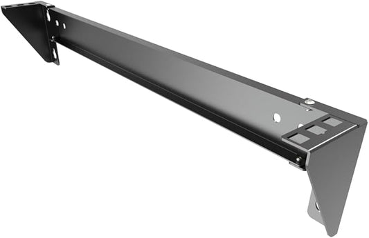 1U Folding 19 Inches Cold Rolled Steel Wall Mountable Simple Vertical Rack and Networking Euipment Rack Including Hardware for Assembly (1)