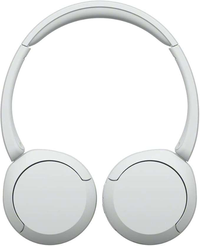 Sony WH-CH520 Wireless Headphones Bluetooth On-Ear Headset with Microphone and up to 50 Hours Battery Life with Quick Charging, White