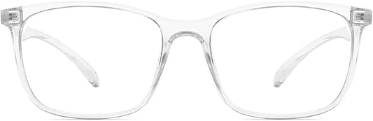 ANRRI Blue Light Glasses Men Women Transparent Blue Light Blocking Computer Glasses Anti Eyestrain Lightweight Clear Frame