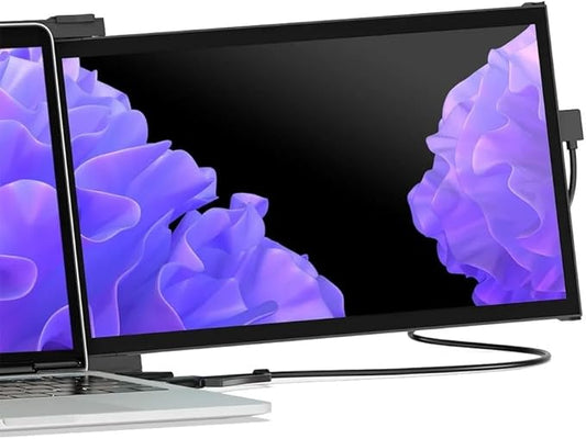 2025 Mobile Pixels Duex Plus DS 13.3" Portable Monitor, USB Type-C/HDMI Plug and Play Laptop Screen Extender, FHD 1080P Laptop Monitor, Compatible with Windows/Mac