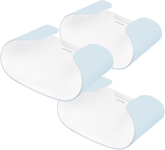 D-Link AX6000 WiFi 6 Mesh System 3-Pk —Contemporary Design —High-Performance —Feature Rich —AI Enabled —Parental Controls —Covers up to 8000+ sq. ft —Router (M60/3)