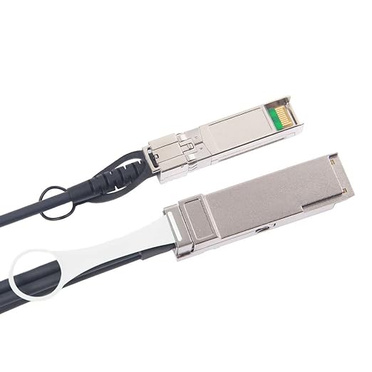 10Gtek 40G QSFP+ to 4xSFP+ Breakout DAC for Cisco QSFP-4SFP10G-CU1M - 40GBASE-CR4 Passive Direct Attach Copper Twinax QSFP to SFP Cable for Cisco Devices, 1-Meter(3.3ft)