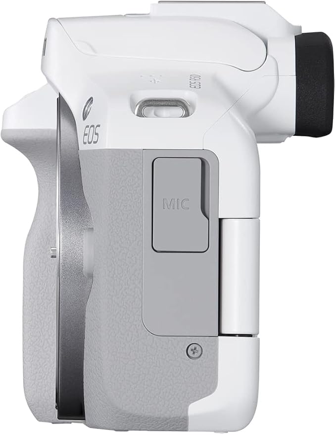 Canon EOS R50 Mirrorless Vlogging Camera (Body Only/White), RF Mount, 24.2 MP, 4K Video, DIGIC X Image Processor, Subject Detection & Tracking, Compact, Smartphone Connection, Content Creator