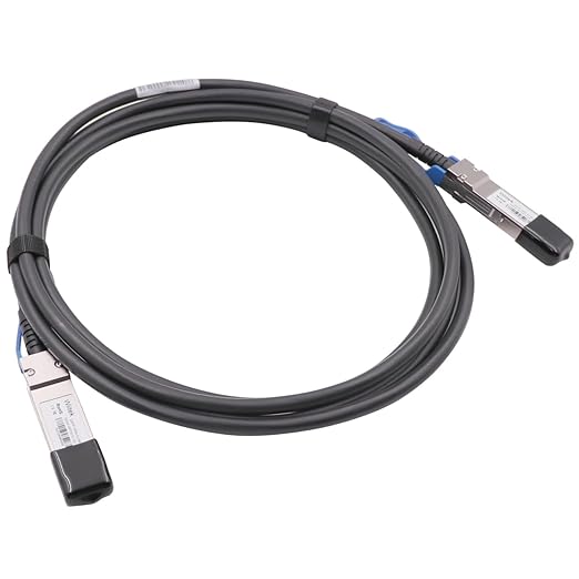 100GbE QSFP28 DAC Twinax Cable, 3 Meter 100GBASE-CR Passive Copper Cable, Compatible for Mellanox MCP1600-C003, Blue Pull Tab