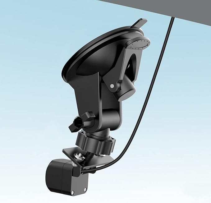 Pixelman Rear Camera Holder, Dash Cam Mount for Rear Windshield, Car Recorder Backup Bracket for Rearview Mirror, Reverse Camera Mount for SUV, Truck, RV, Auto
