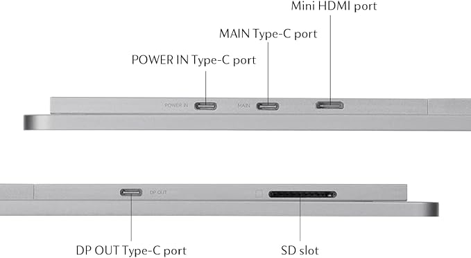SOTSU FlipAction Pro 16" Gen2 Premium Portable Monitor | Super Compact | Pivot Rotate | 2560x1600 DCI P3 | 120Hz | 400 Nits | Full Metal CNC | Perfect Match for Mac and Windows (Metallic Gray)