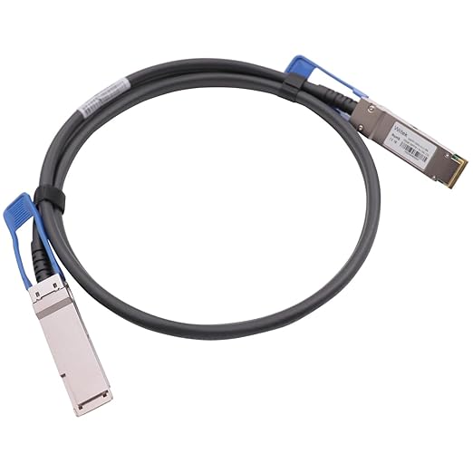100GbE QSFP28 DAC Twinax Cable, 1.5 Meter 100GBASE-CR QSFP28 to QSFP28 Passive Copper Cable, Compatible for Cisco QSFP-100G-CU1.5M, Ubiquiti, Mikrotik, Netgear, Supermicro, Open Source Switches