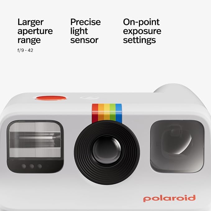 Polaroid Go Generation 2 - Mini Instant Camera + Film Bundle (16 Photos Included) - White (6282)