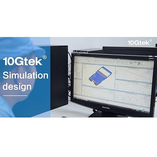 10Gtek [10-Pack 10G SFP+ DAC Cable - 10GBASE-CU Passive Direct Attach Copper Twinax SFP Cable for Cisco SFP-H10GB-CU1.5M, Ubiquiti UniFi, D-Link, Supermicro, Netgear, Mikrotik, Fortinet, 1.5m