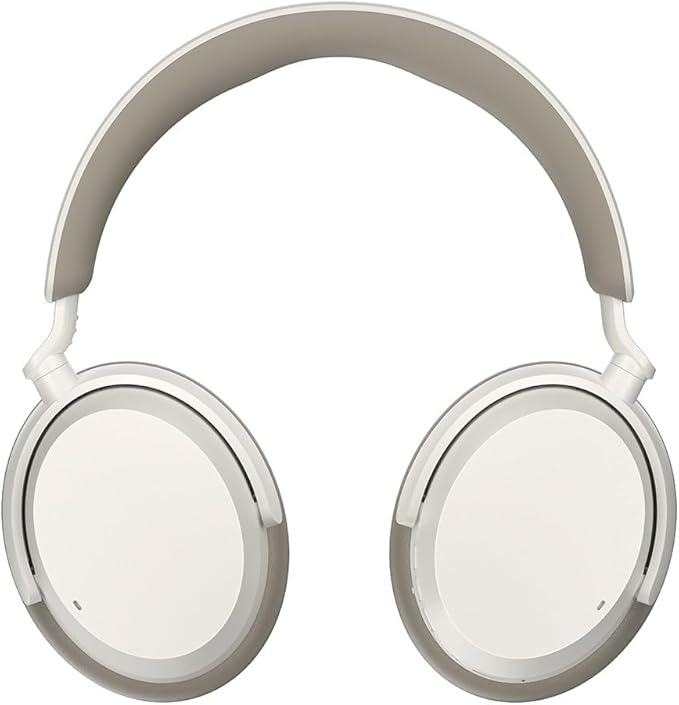 Sennheiser ACCENTUM Wireless Bluetooth Headphones - 50-Hour Battery Life, Audio, Hybrid Noise Cancelling (ANC), All-Day Comfort, White