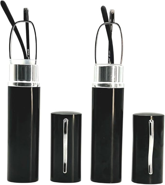 EZ Women Reading Glasses Men Blue Light Block Anti Eyestrain Slim Computer Reader Tube Small Glass Thin Compact