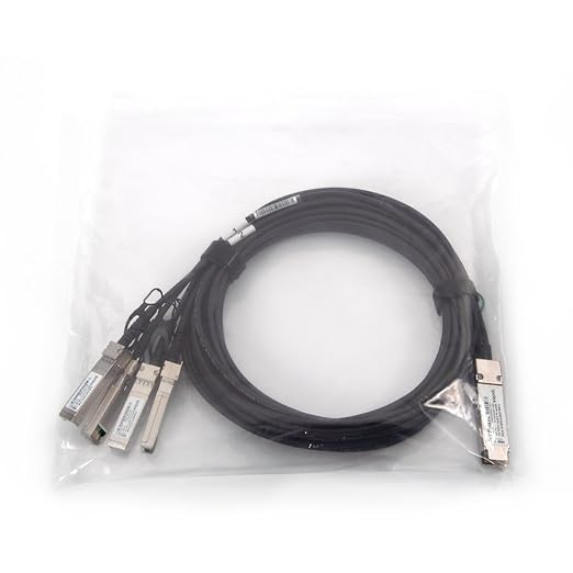 ipolex 40G QSFP+ to 4x10G SFP+ Breakout DAC Twinax Cable for Cisco QSFP-4SFP10G-CU2M, 2-Meter(6.5ft), 40GBASE-CR4 Direct Attach Copper(DAC) Passive Copper Cable, for Cisco, Ubiquiti and More