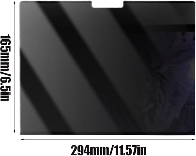 Laptop Privacy Screen – Removable Magnetic Filter | PC Anti-Glare Screen | Anti-peeping Travel Public Space Privacy Protection For Studios, Cafes, Airports, Workstations